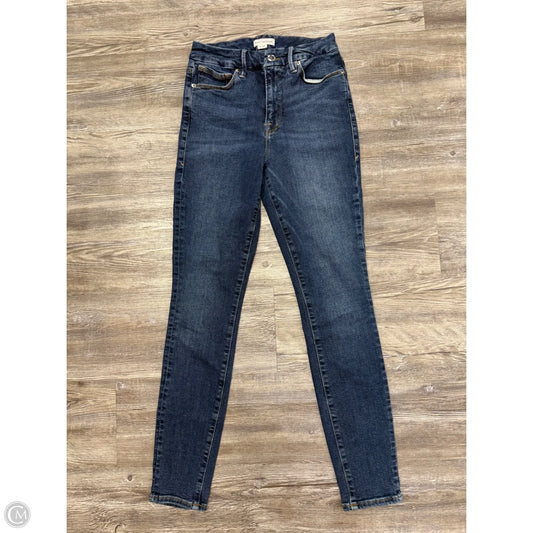 Jeans Designer By Good American In Blue Denim, Size: 4
