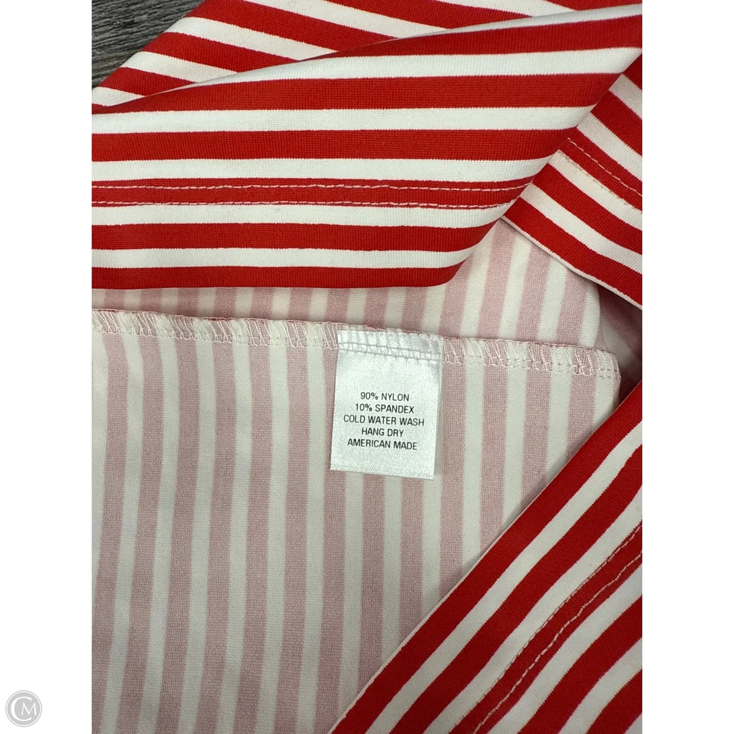 Dress Casual Short By Cmc In Red & White, Size: M