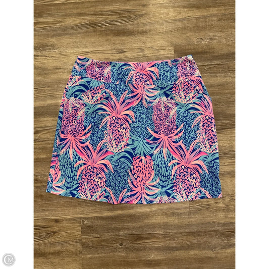 Skort Designer By Lilly Pulitzer In Blue & Pink, Size: 6