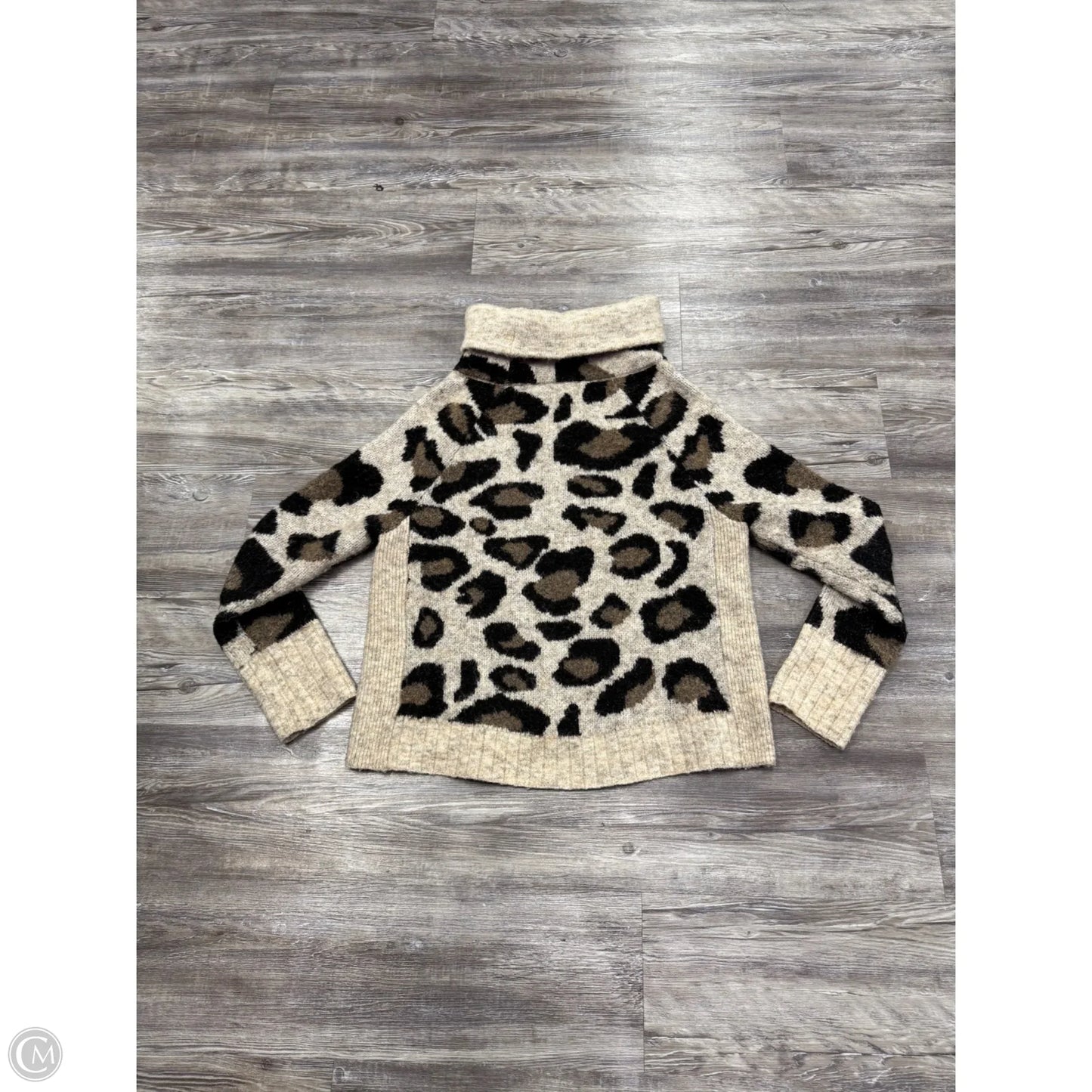 Sweater By Rd Style In Animal Print, Size: S