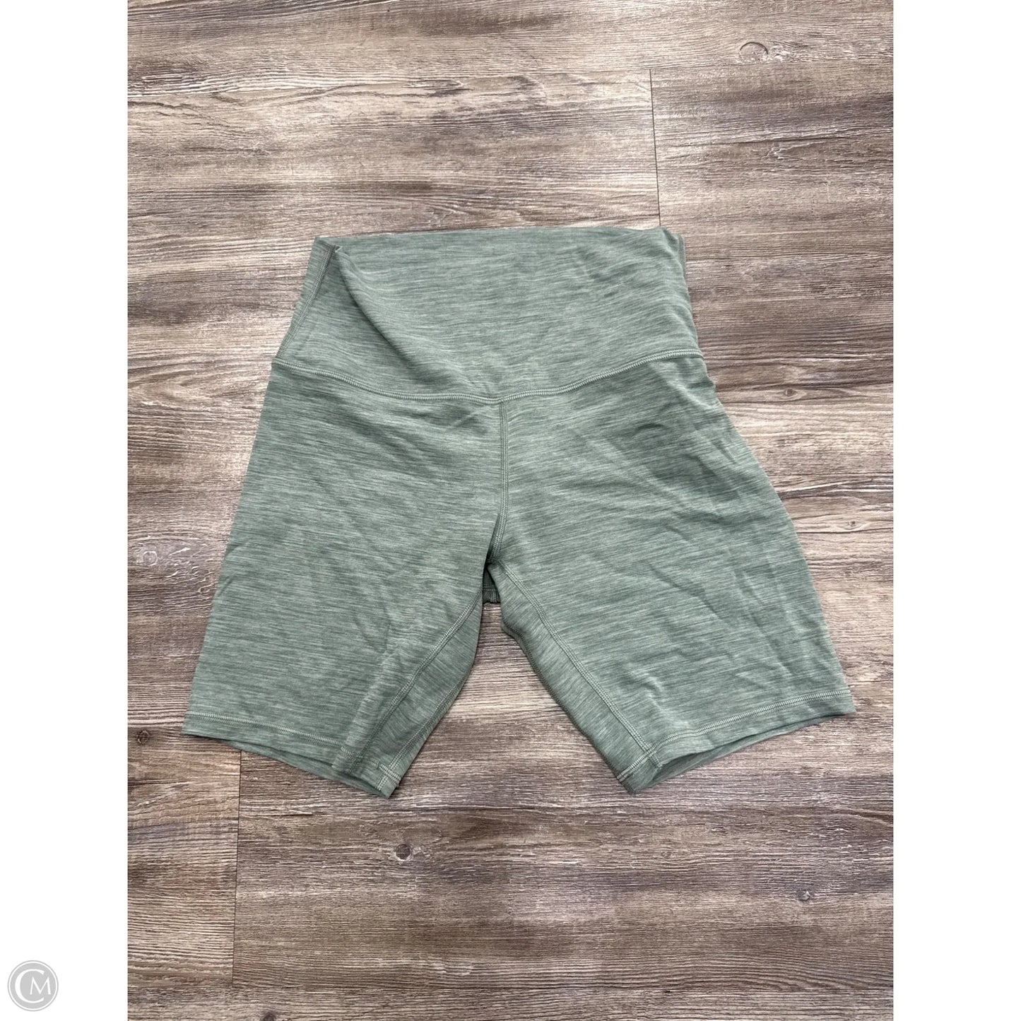 Athletic Shorts By Lululemon In Green, Size: 8