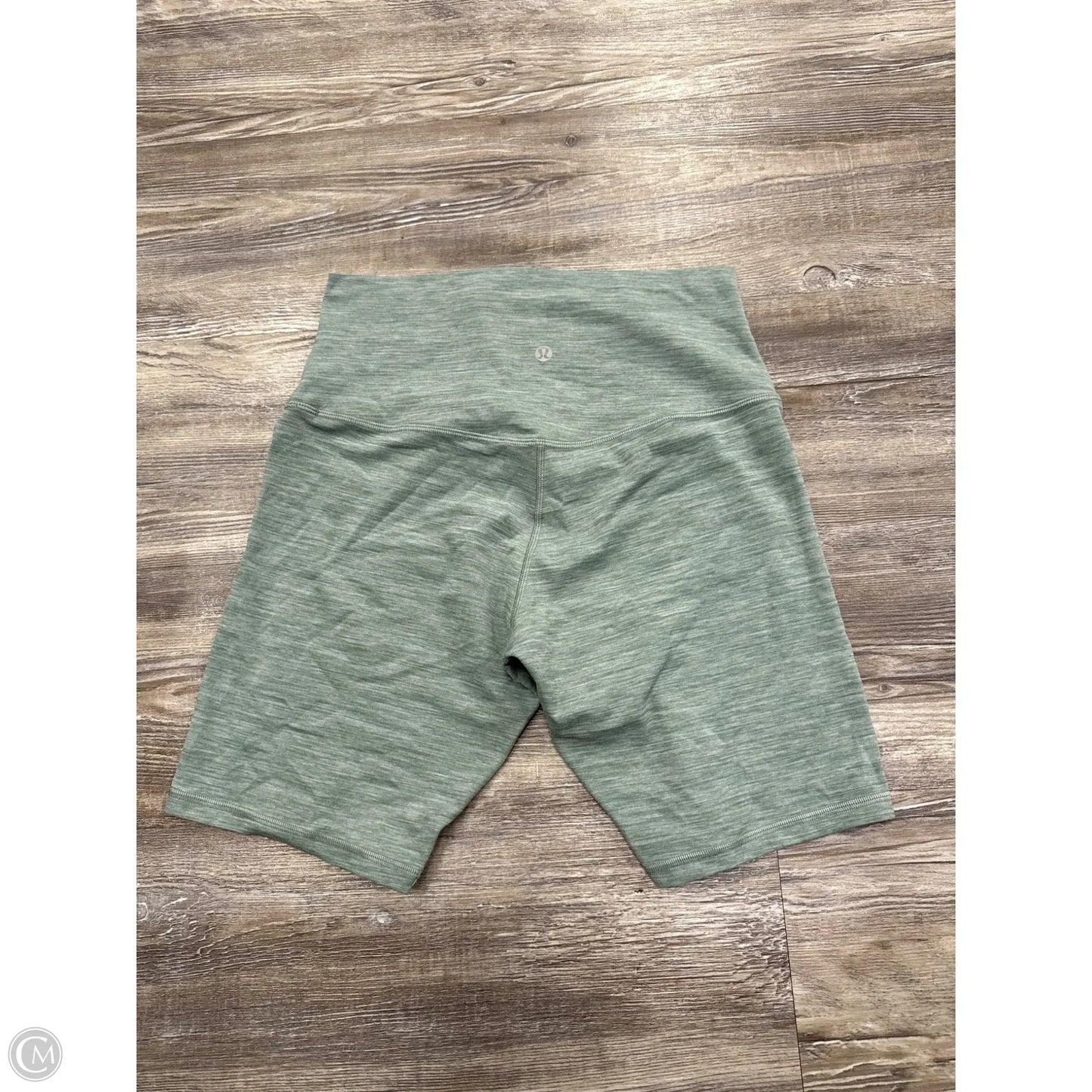 Athletic Shorts By Lululemon In Green, Size: 8
