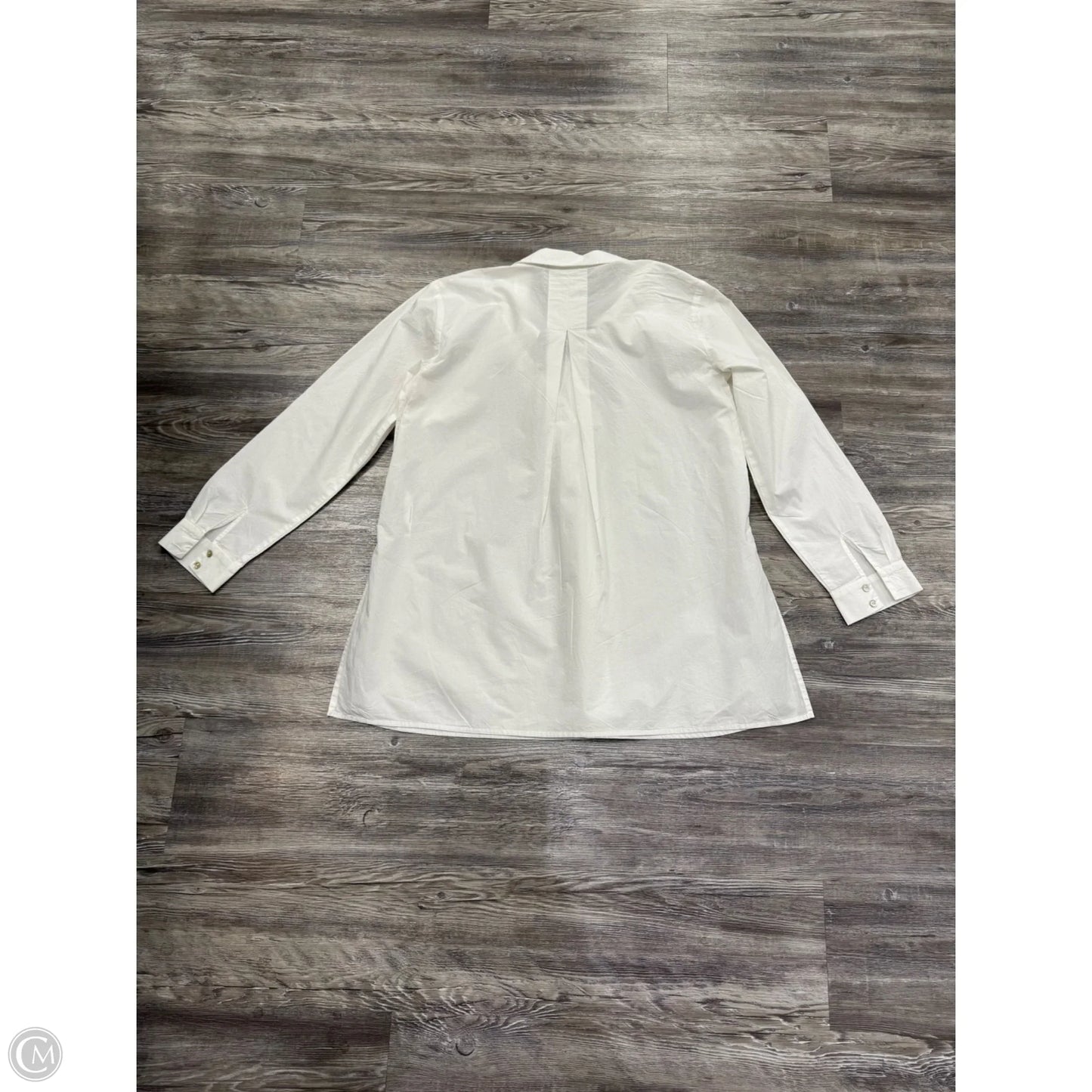 Top 3/4 Sleeve By Eileen Fisher In White, Size: Xs