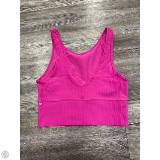 Athletic Tank Top By Lululemon In Pink, Size: L
