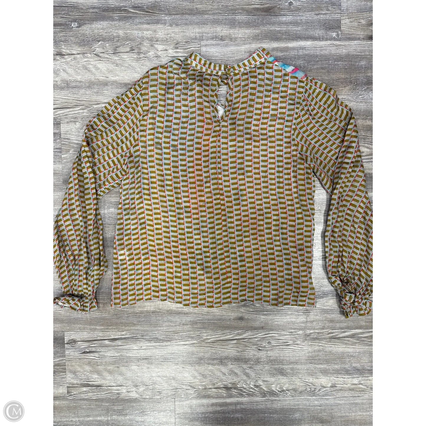 Top Long Sleeve By Conditions Apply In Multi-colored, Size: M