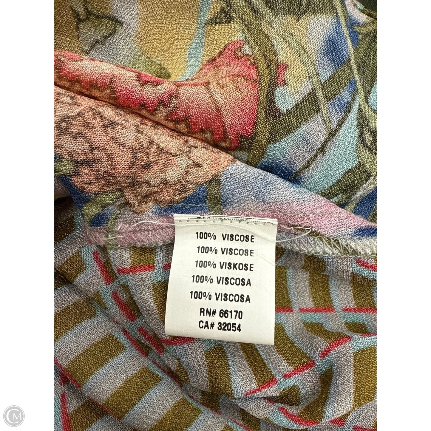 Top Long Sleeve By Conditions Apply In Multi-colored, Size: M