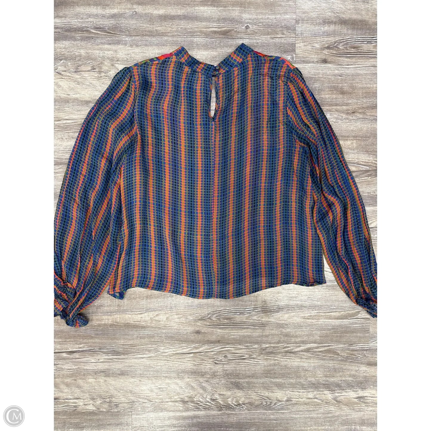 Top Long Sleeve By Conditions Apply In Multi-colored, Size: M