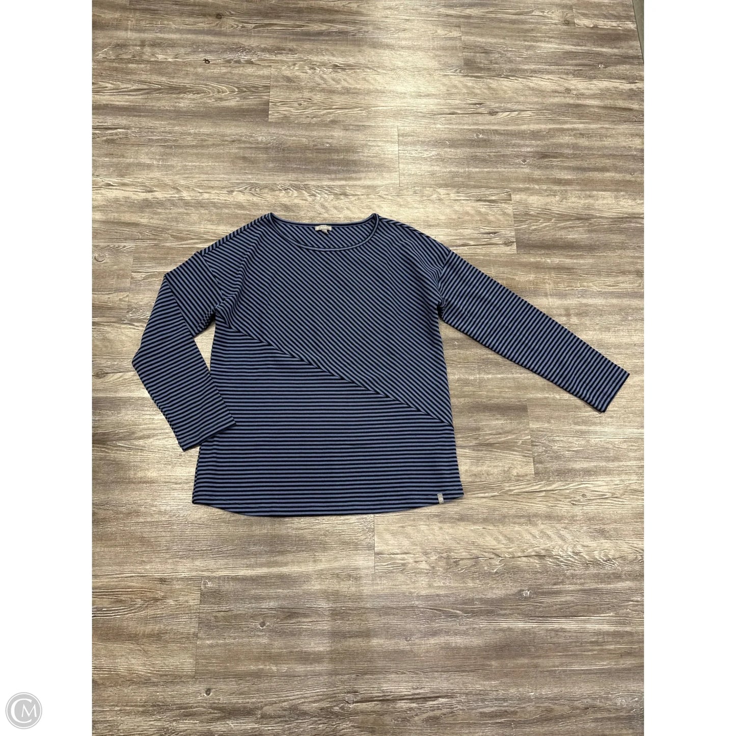 Top Long Sleeve By Talbots In Blue, Size: M