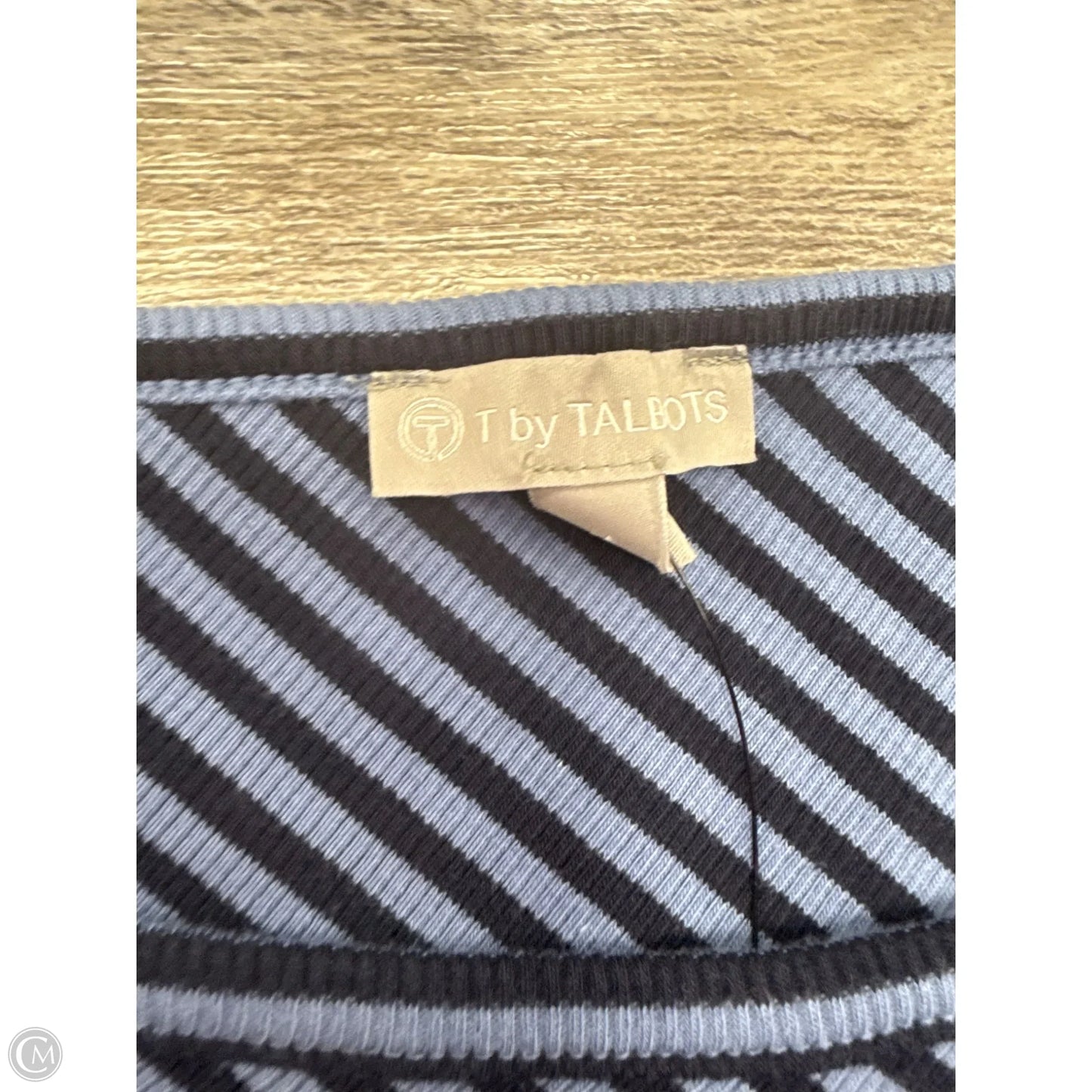 Top Long Sleeve By Talbots In Blue, Size: M