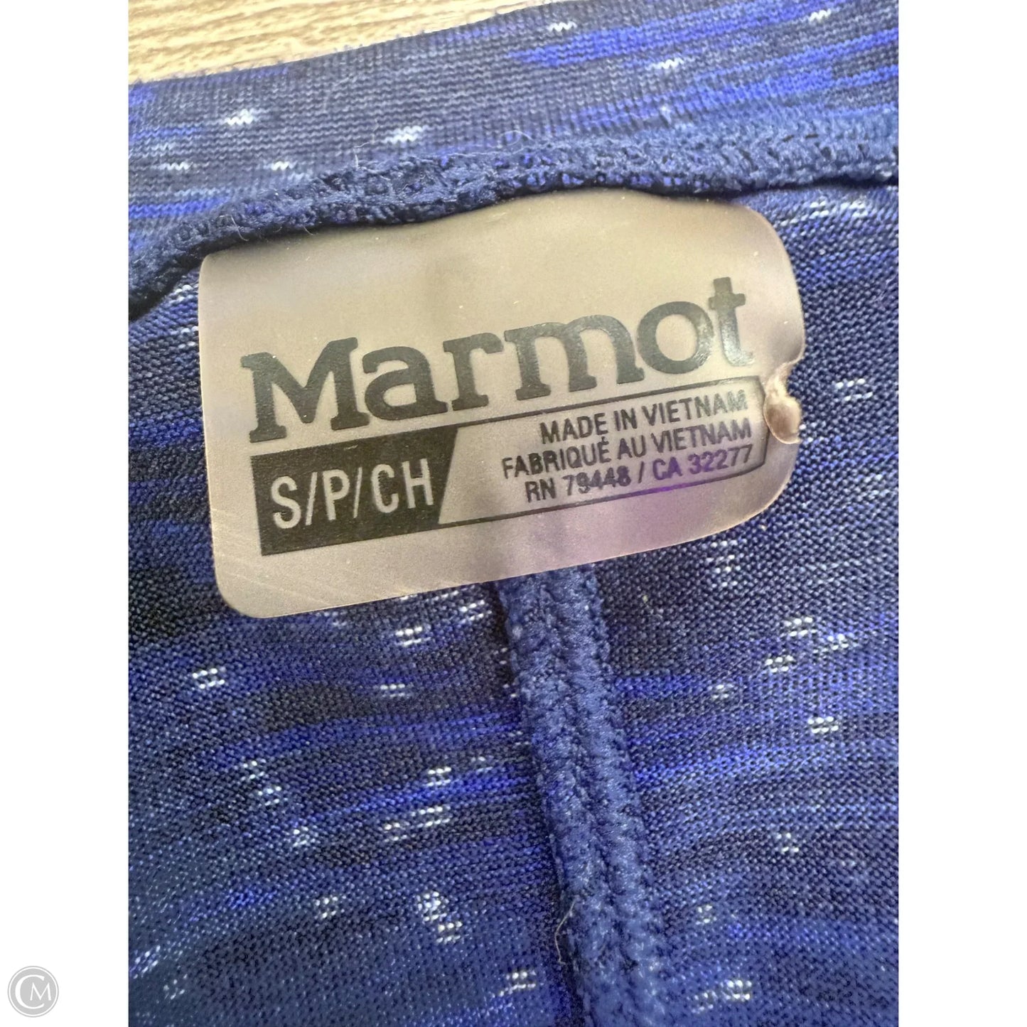 Athletic Tank Top By Marmot In Blue, Size: S