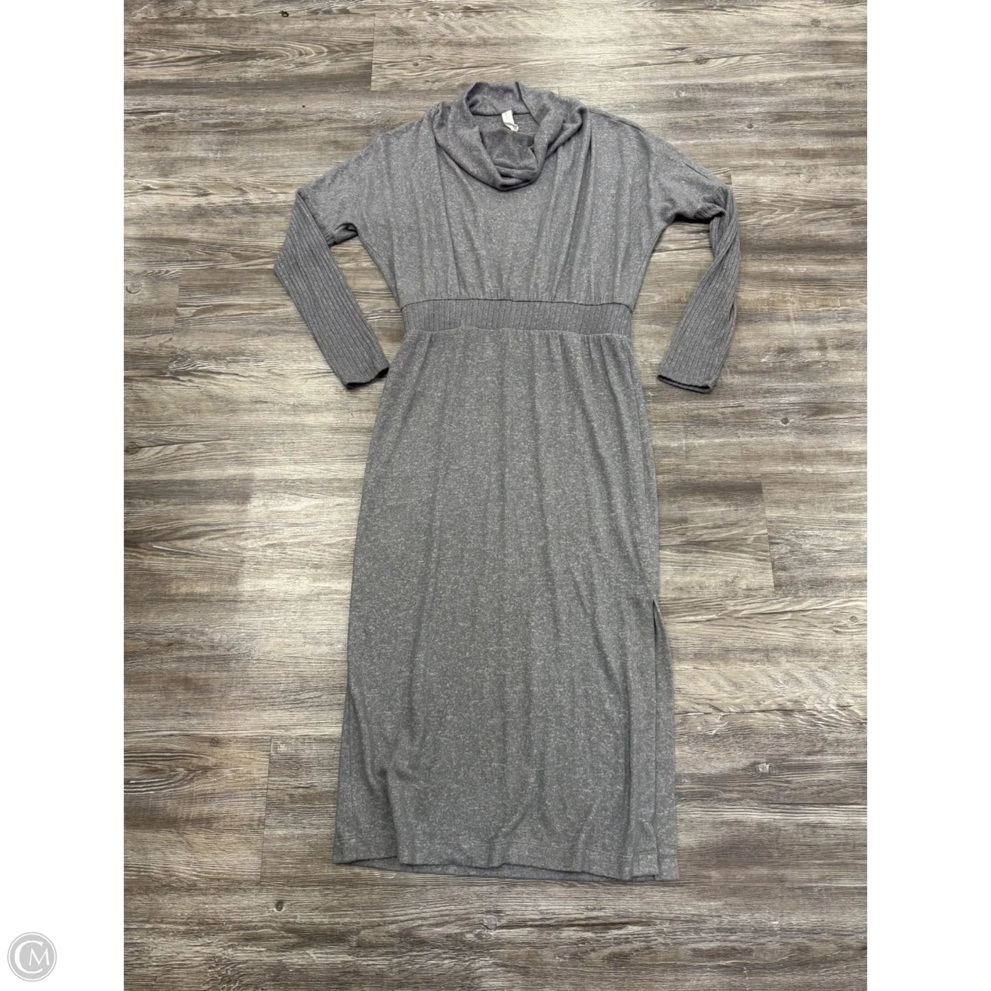 Dress Casual Midi By Daily Practice By Anthropologie In Grey, Size: L