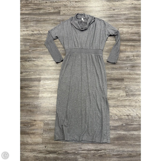 Dress Casual Midi By Daily Practice By Anthropologie In Grey, Size: L