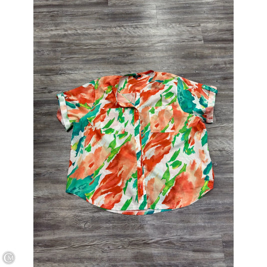 Top Short Sleeve By Not Your Daughters Jeans In Red, Size: 3x