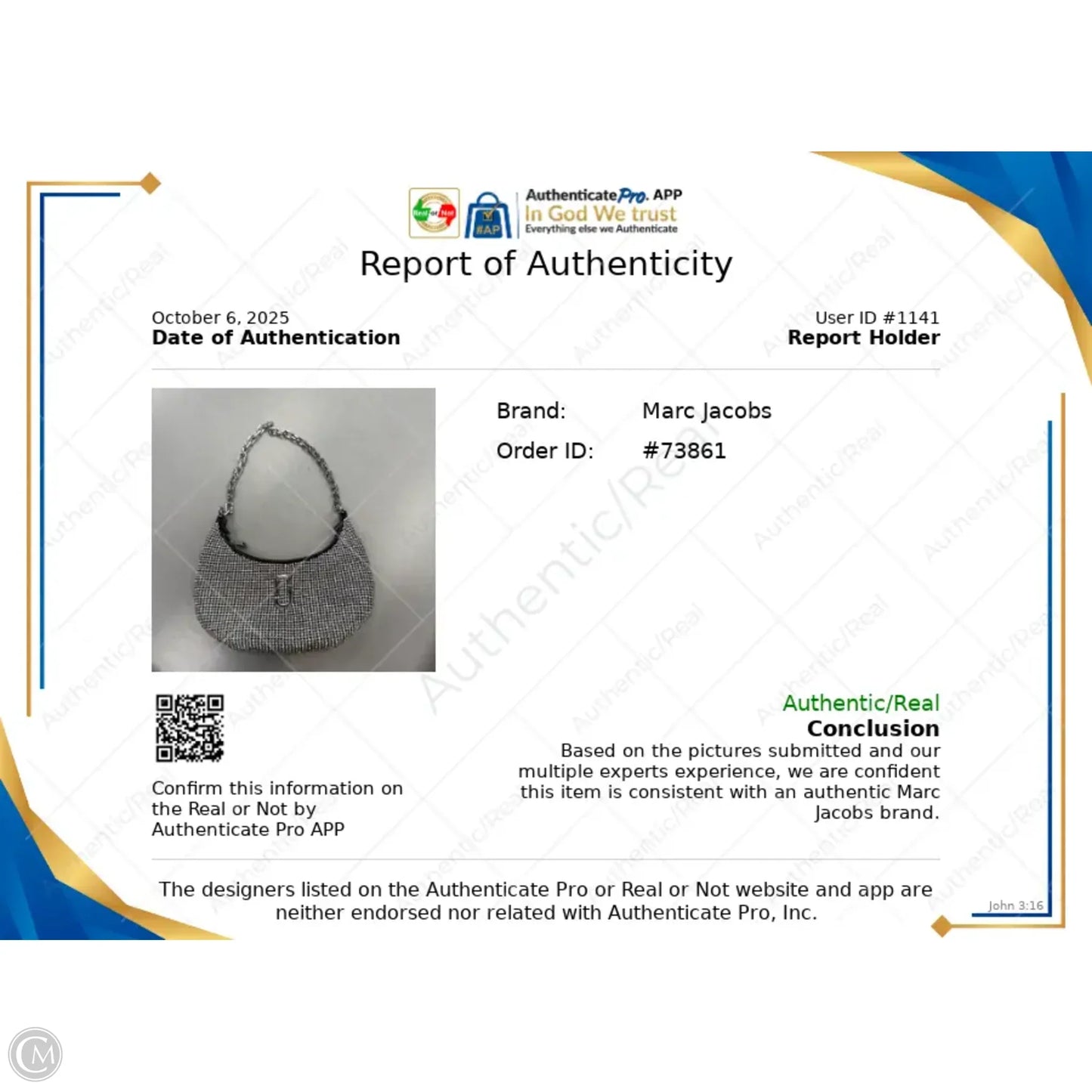 Handbag Designer By Marc Jacobs, Size: Small