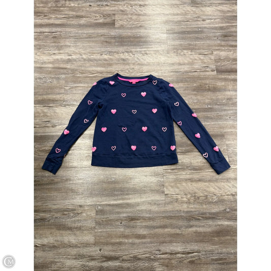 Top Long Sleeve Designer By Lilly Pulitzer In Blue & Pink, Size: Xxs