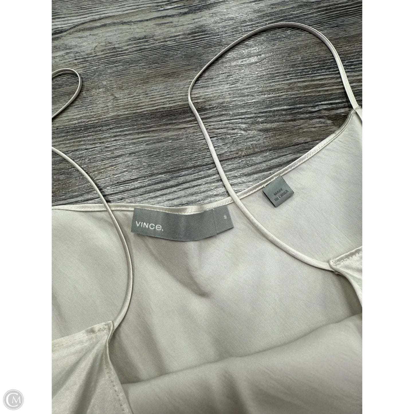 Top Sleeveless By Vince In White, Size: M