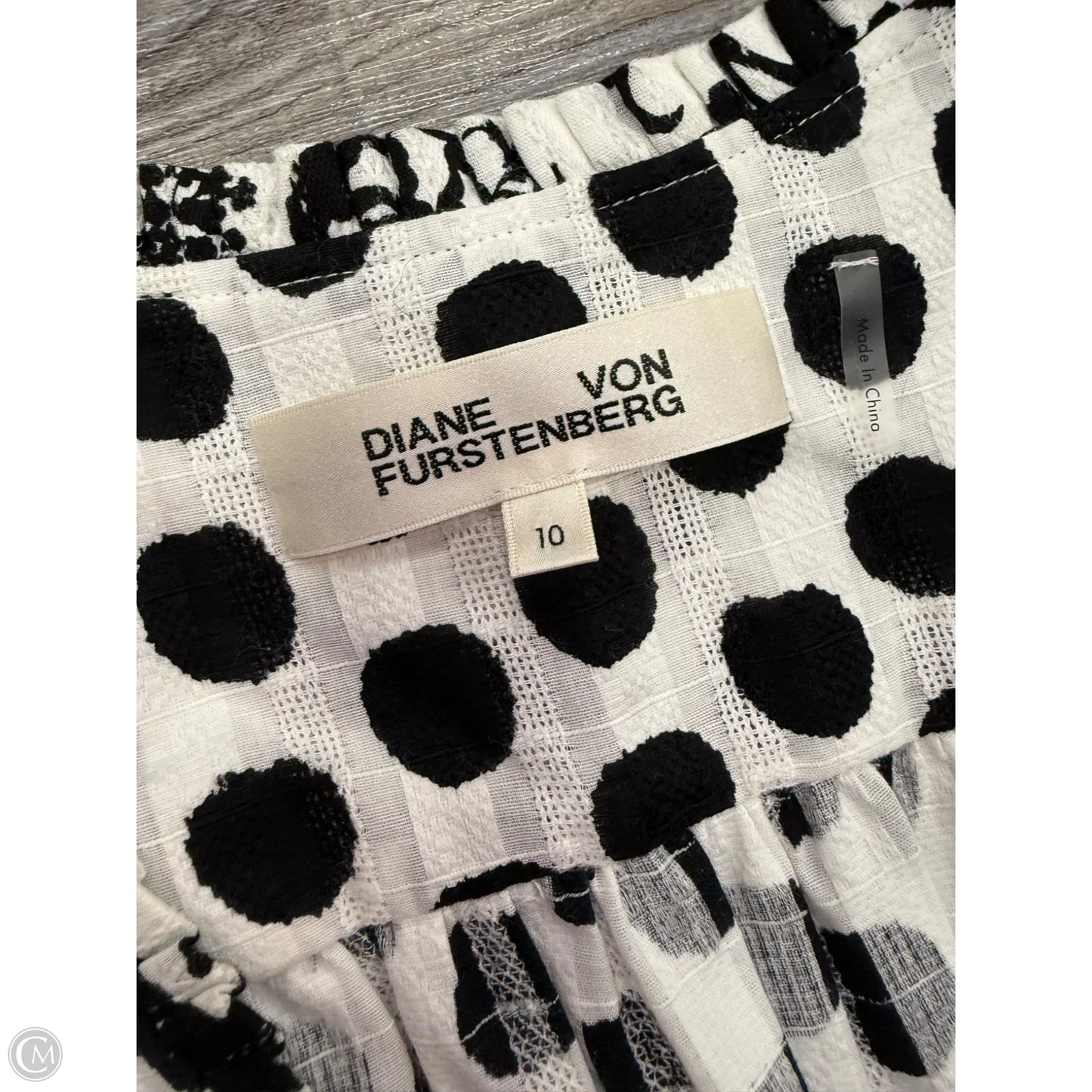 Dress Designer By Diane Von Furstenberg In White, Size: 10