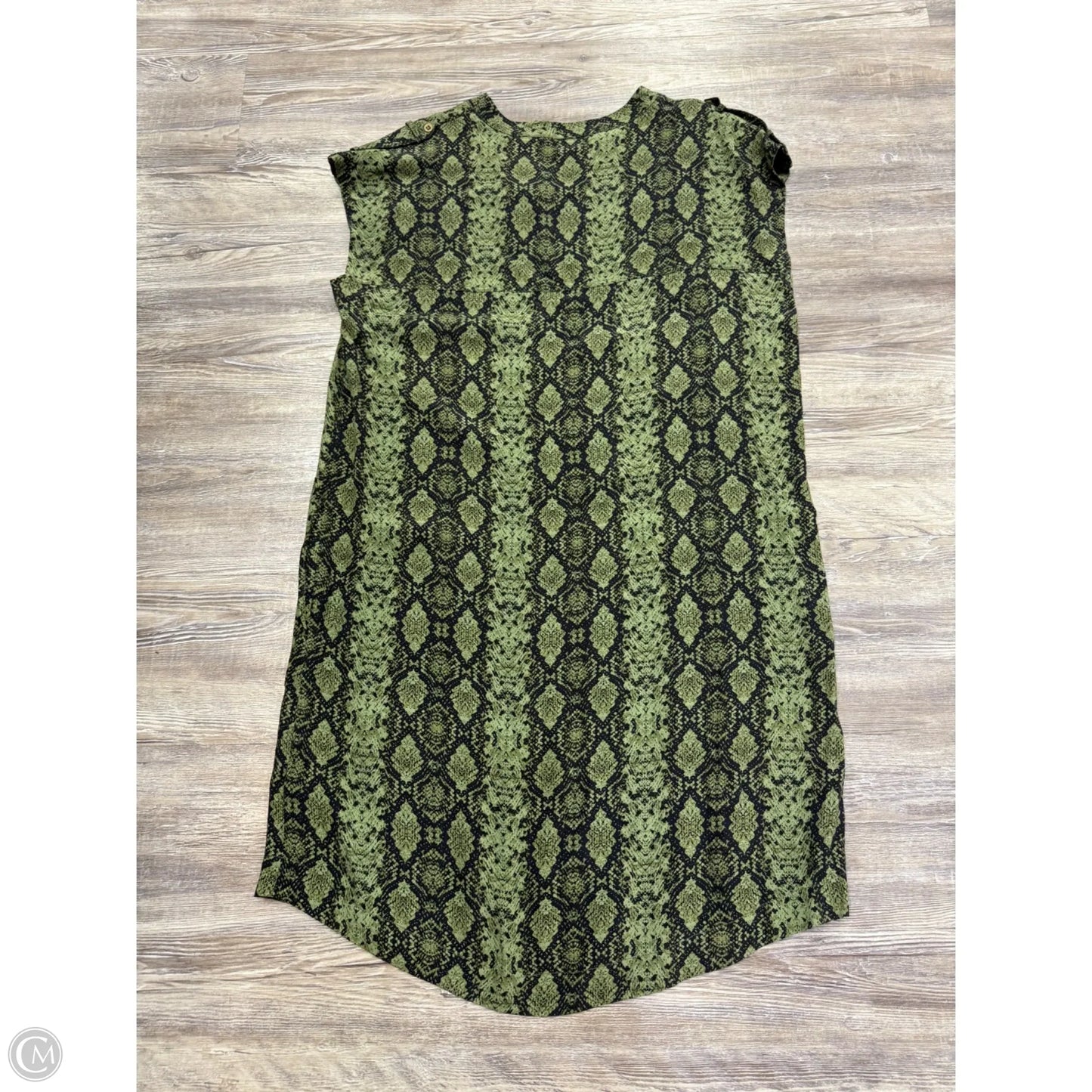 Dress Casual Midi By Anthropologie In Snakeskin Print, Size: M