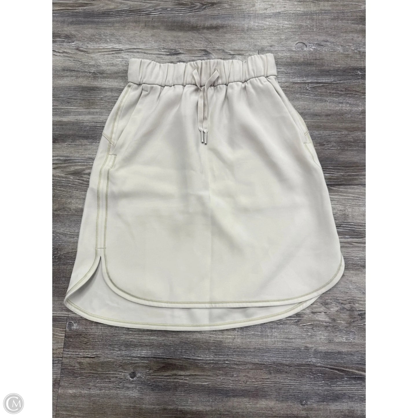 Skirt Mini & Short By Lululemon In Cream, Size: 2