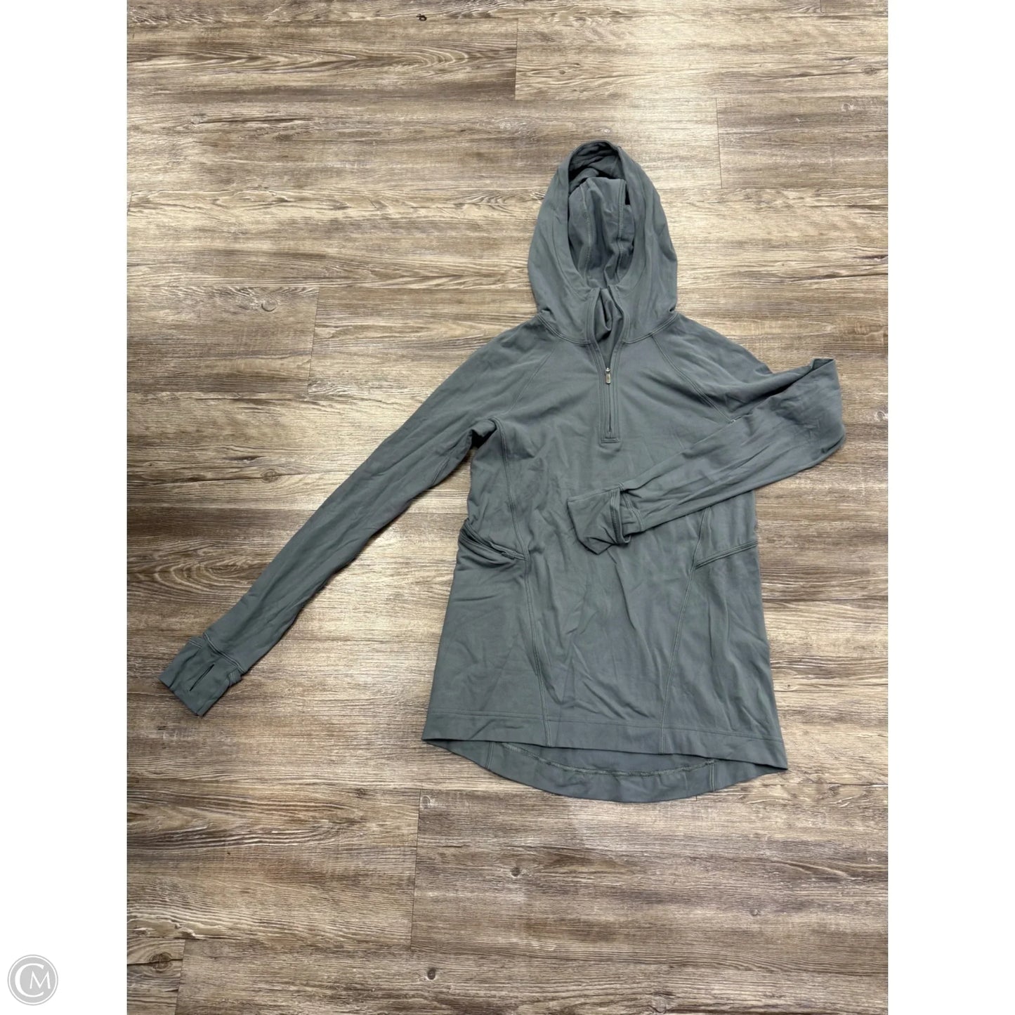 Athletic Top Long Sleeve Crewneck By Lululemon In Blue, Size: 2