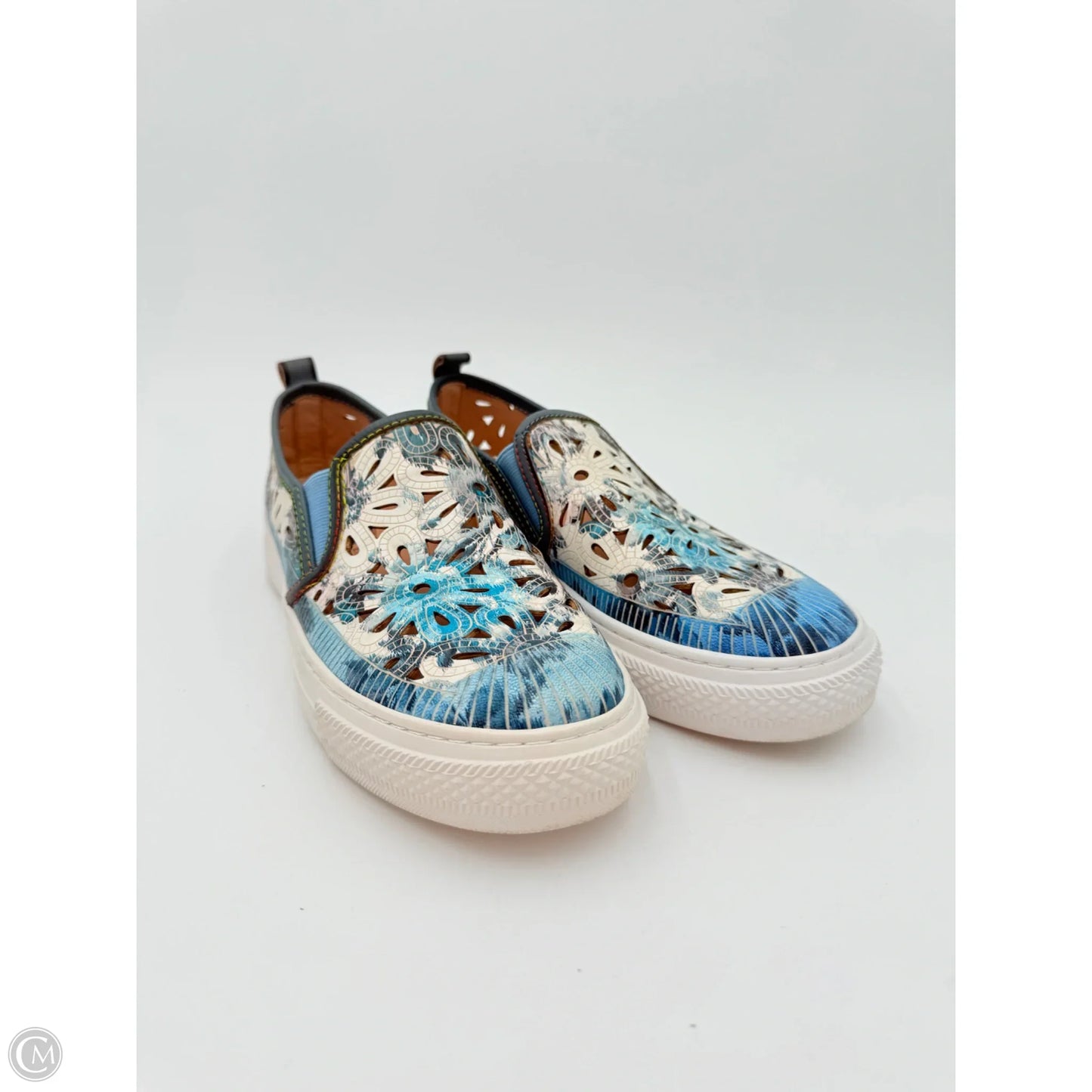 Shoes Flats By Spring Step In Blue, Size: 7