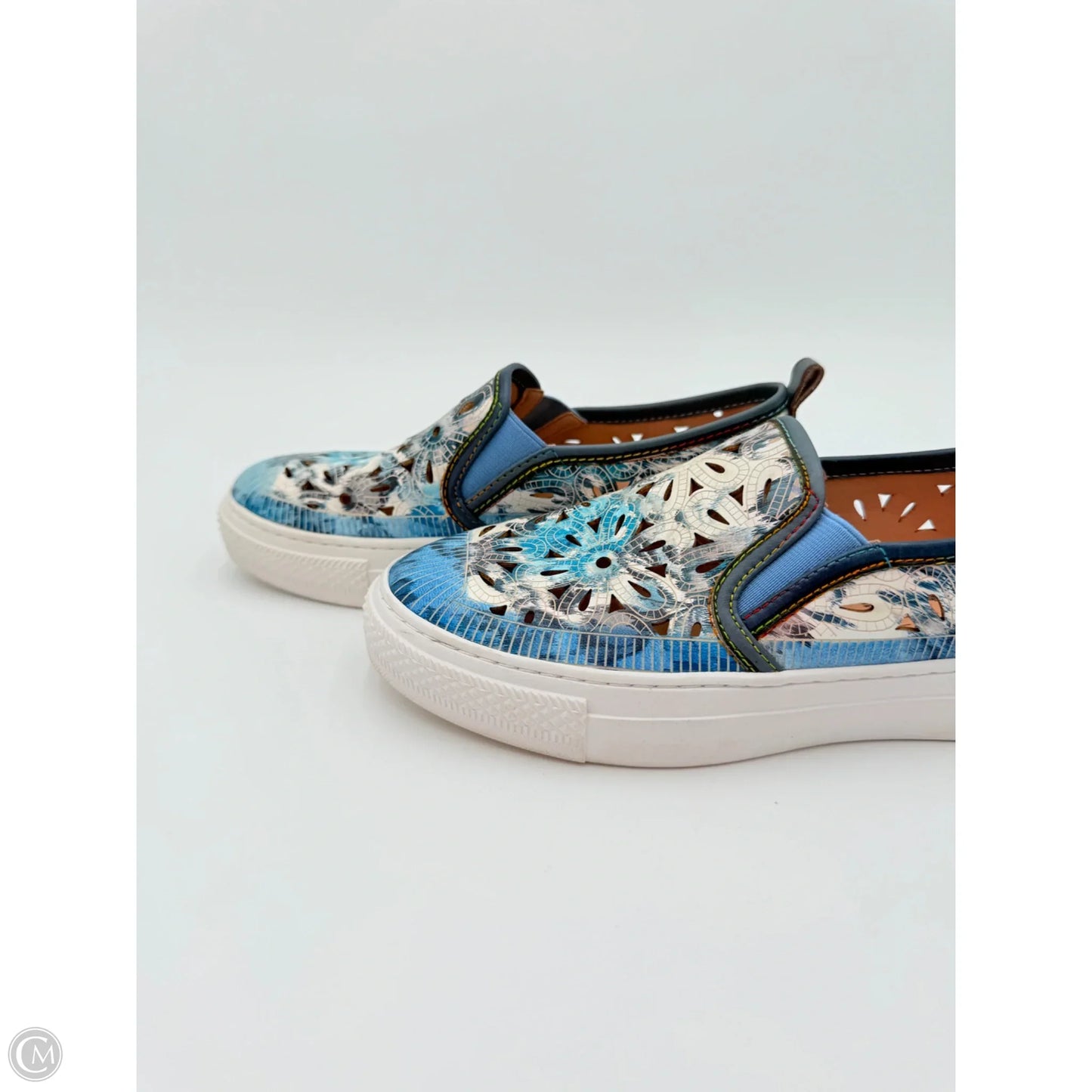 Shoes Flats By Spring Step In Blue, Size: 7