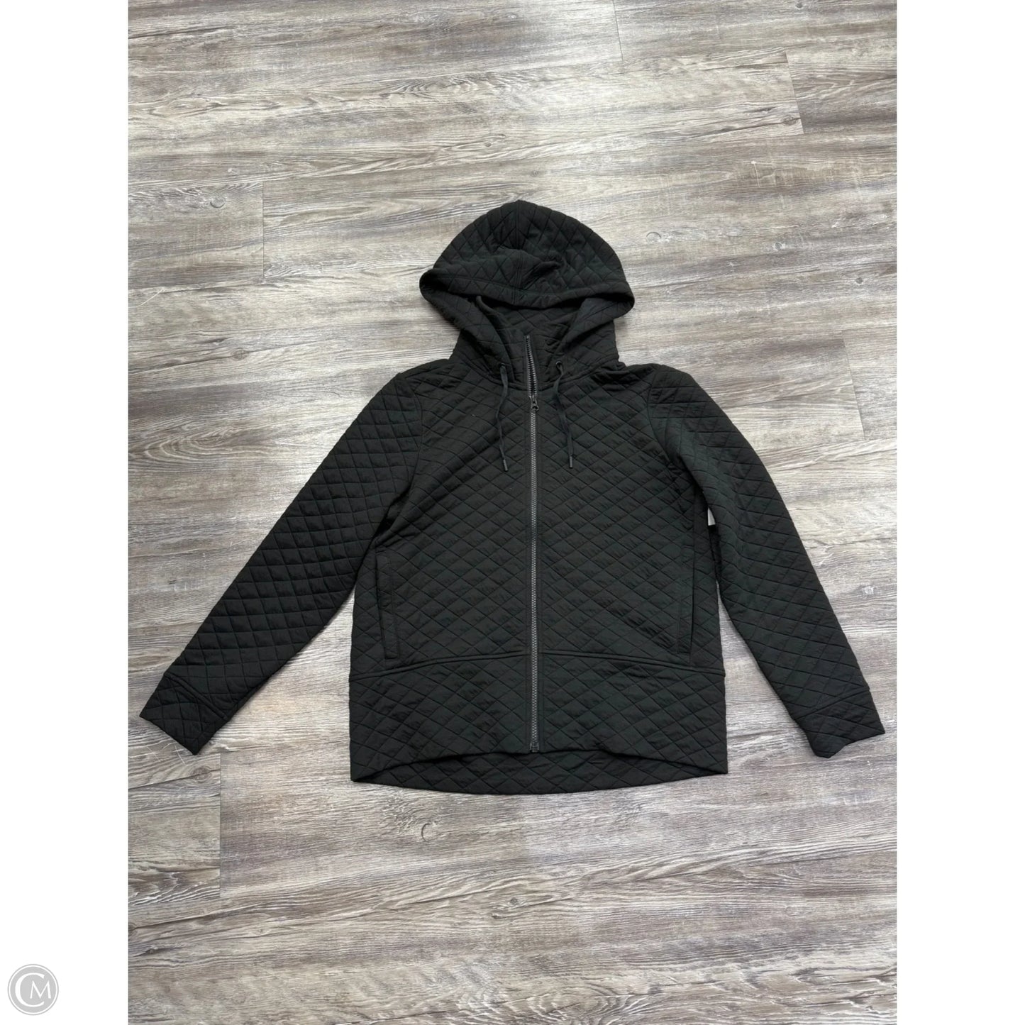 Athletic Jacket By Dsg Outerwear In Black, Size: M