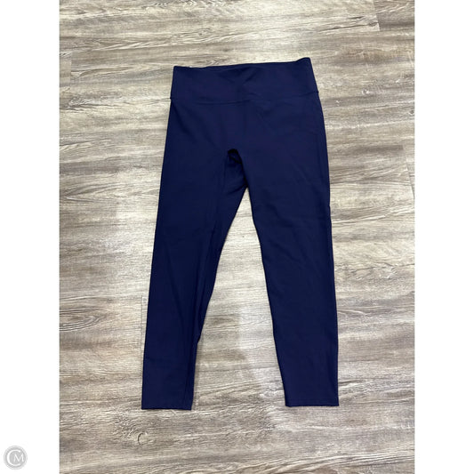 Athletic Leggings By Calia In Blue, Size: L