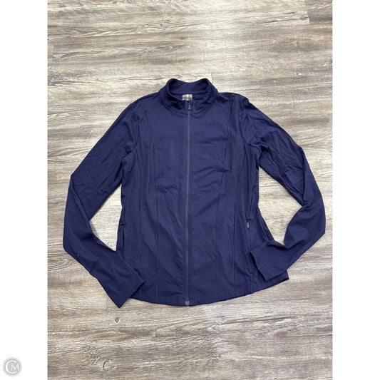 Athletic Jacket By Calia In Blue, Size: L