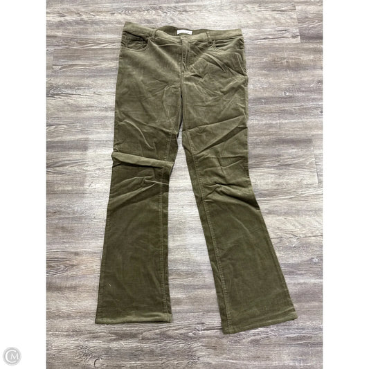 Pants Corduroy By Loft In Green, Size: 8