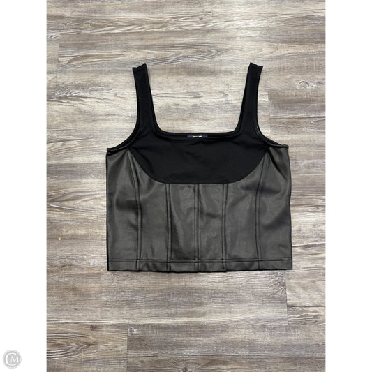 Top Sleeveless By Maeve In Black, Size: M