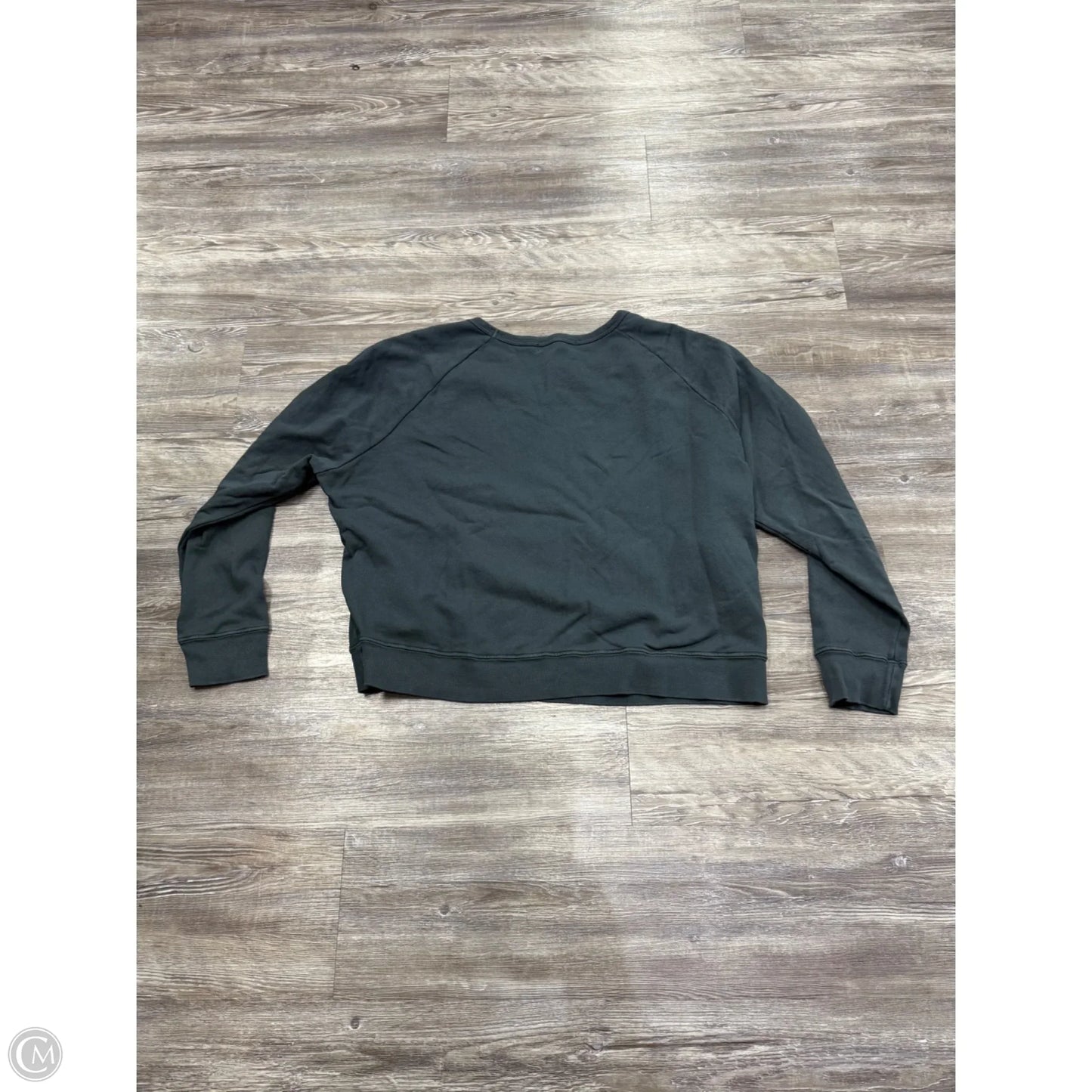 Sweatshirt Crewneck By Anthropologie In Grey, Size: M