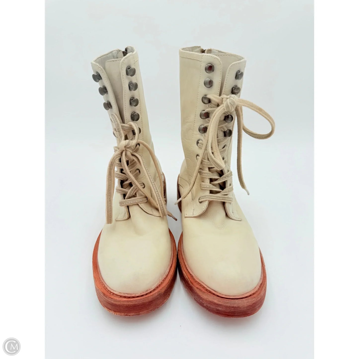 Boots Combat By Free People In White, Size: 9.5