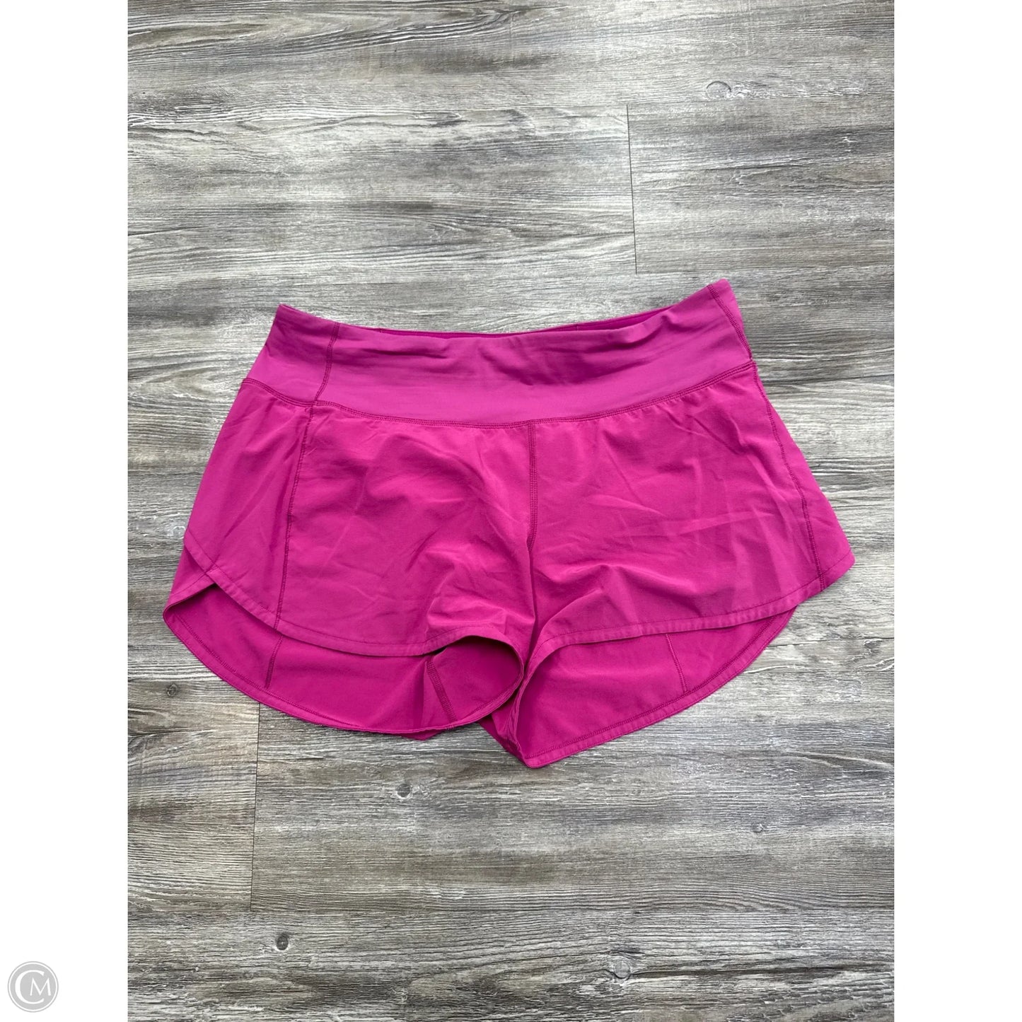 Athletic Shorts By Lululemon In Pink, Size: 10