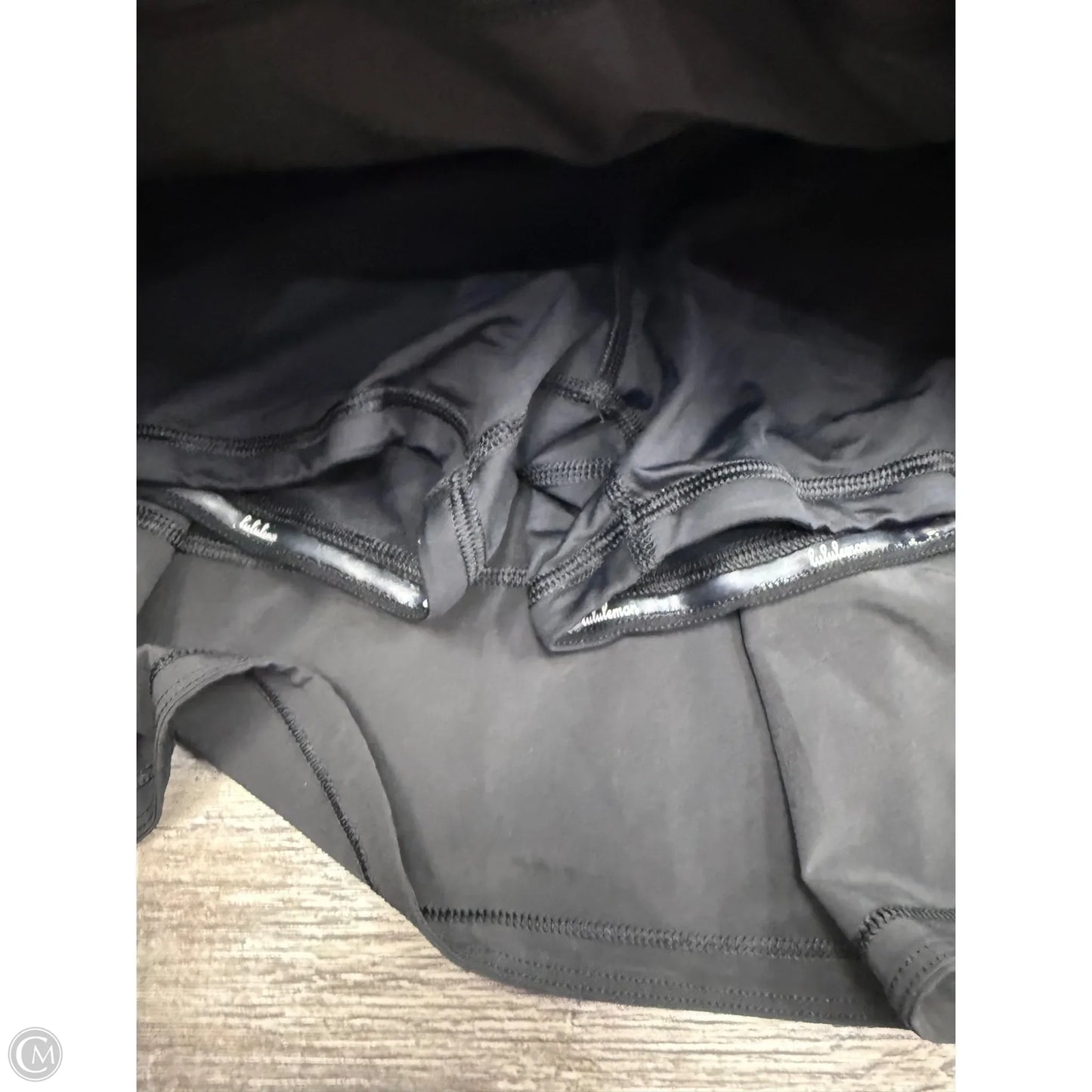 Athletic Skort By Lululemon In Black, Size: 10l