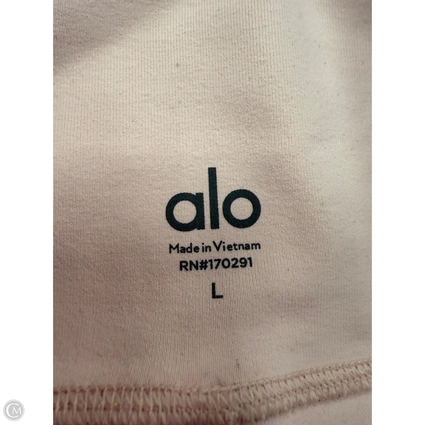 Athletic Shorts By Alo In Pink, Size: L