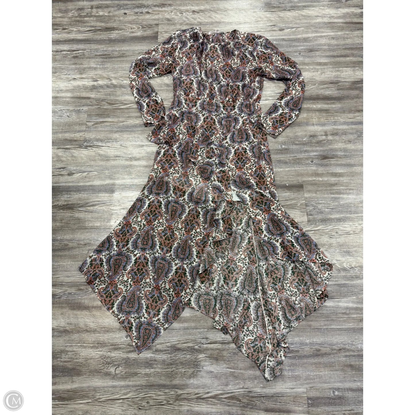 Dress Casual Midi By Veronica Beard In Grey, Size: 8