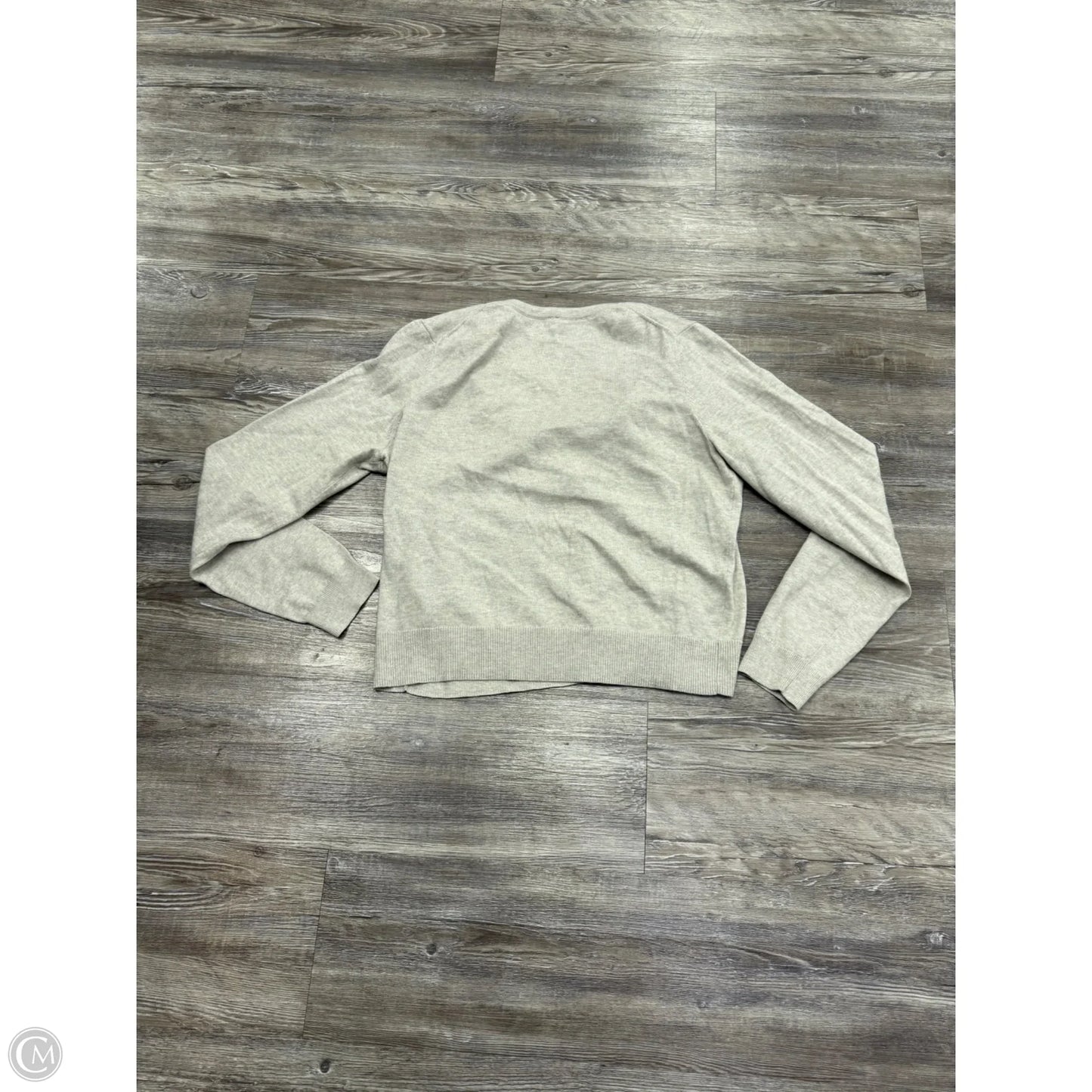 Sweater Cardigan By Anthropologie In Grey, Size: M