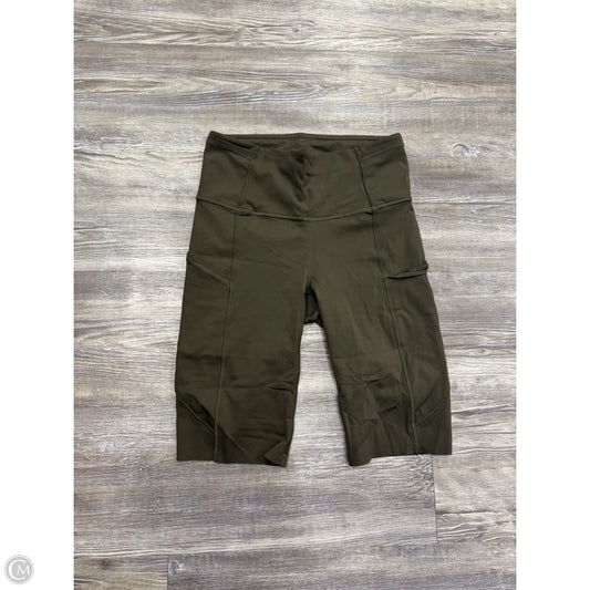 Athletic Shorts By Lululemon In Green, Size: 4