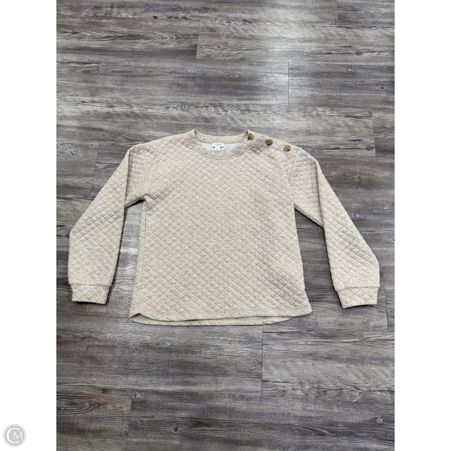 Sweatshirt Crewneck By J. Crew In Tan, Size: S