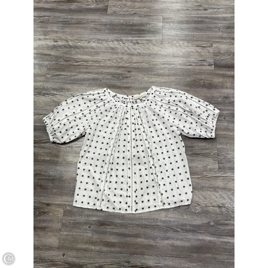 Top 3/4 Sleeve By Loft In White, Size: Xs