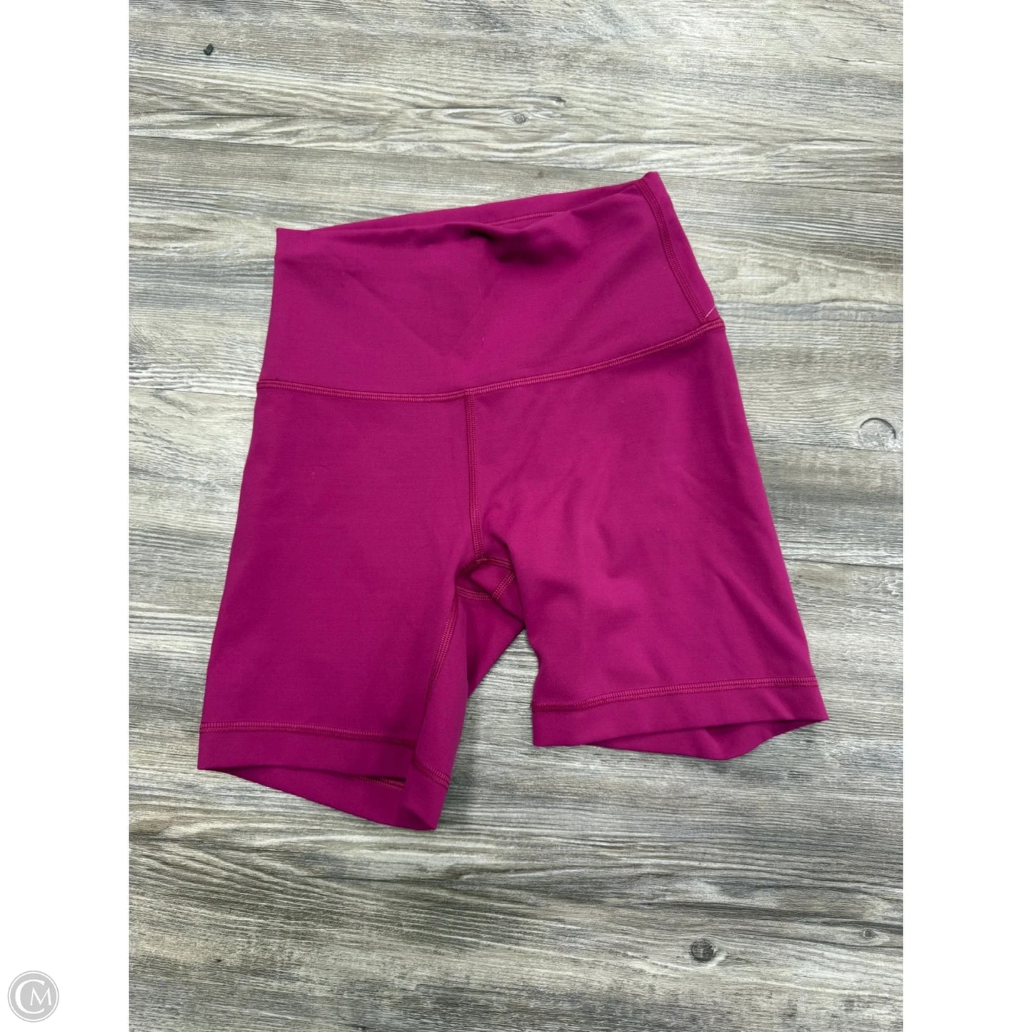 Athletic Shorts By Lululemon In Pink, Size: 4