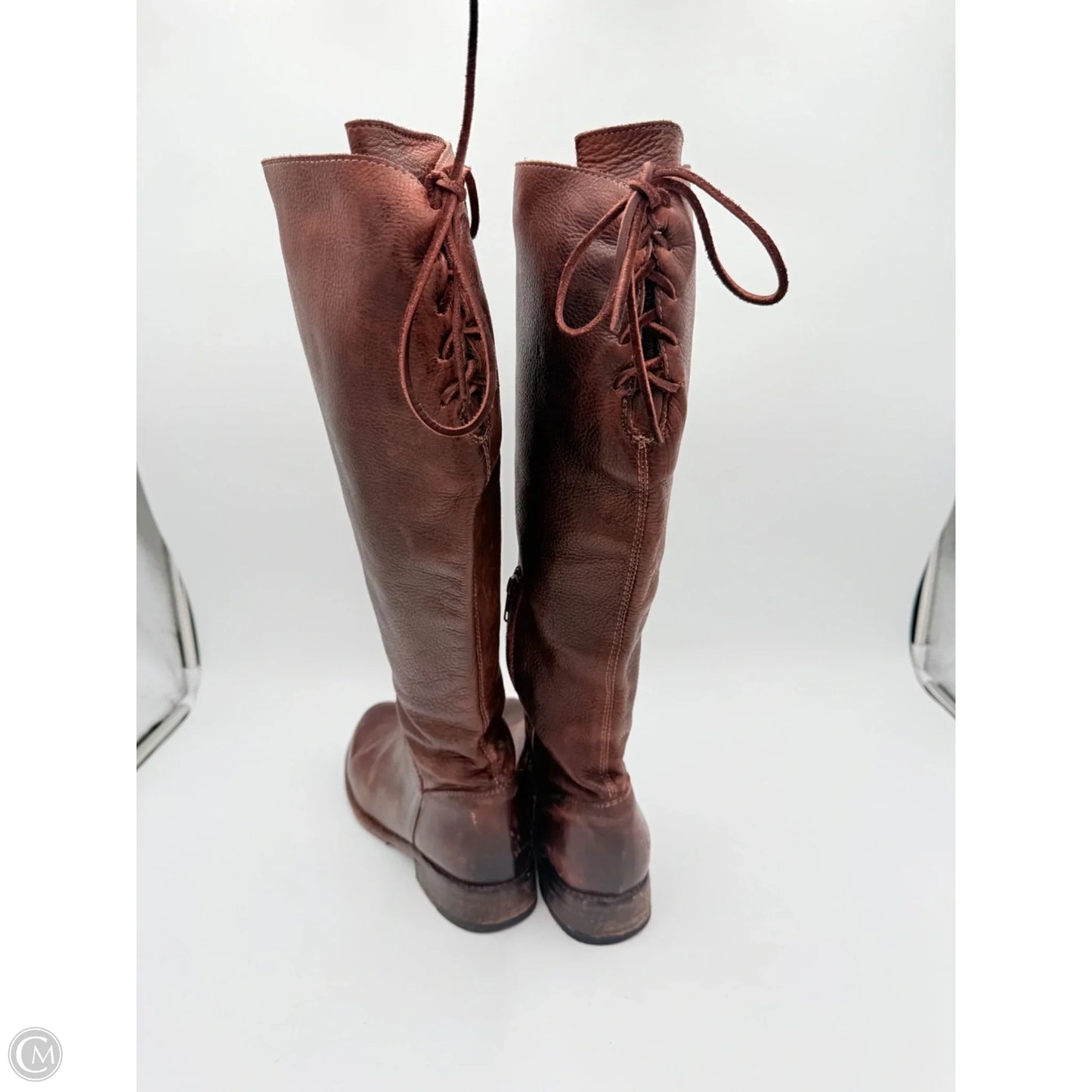 Boots Ankle Flats By Bed Stu In Brown, Size: 9.5