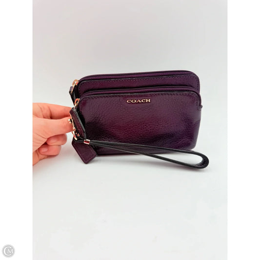 Wristlet Designer By Coach, Size: Small
