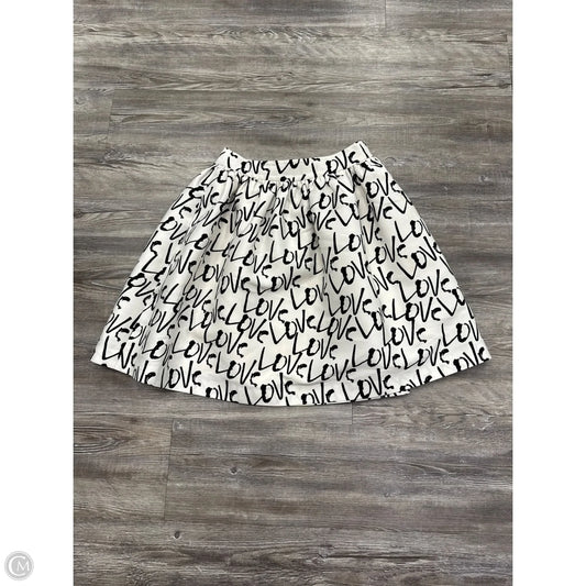 Skirt Designer By Kate Spade In White, Size: 0