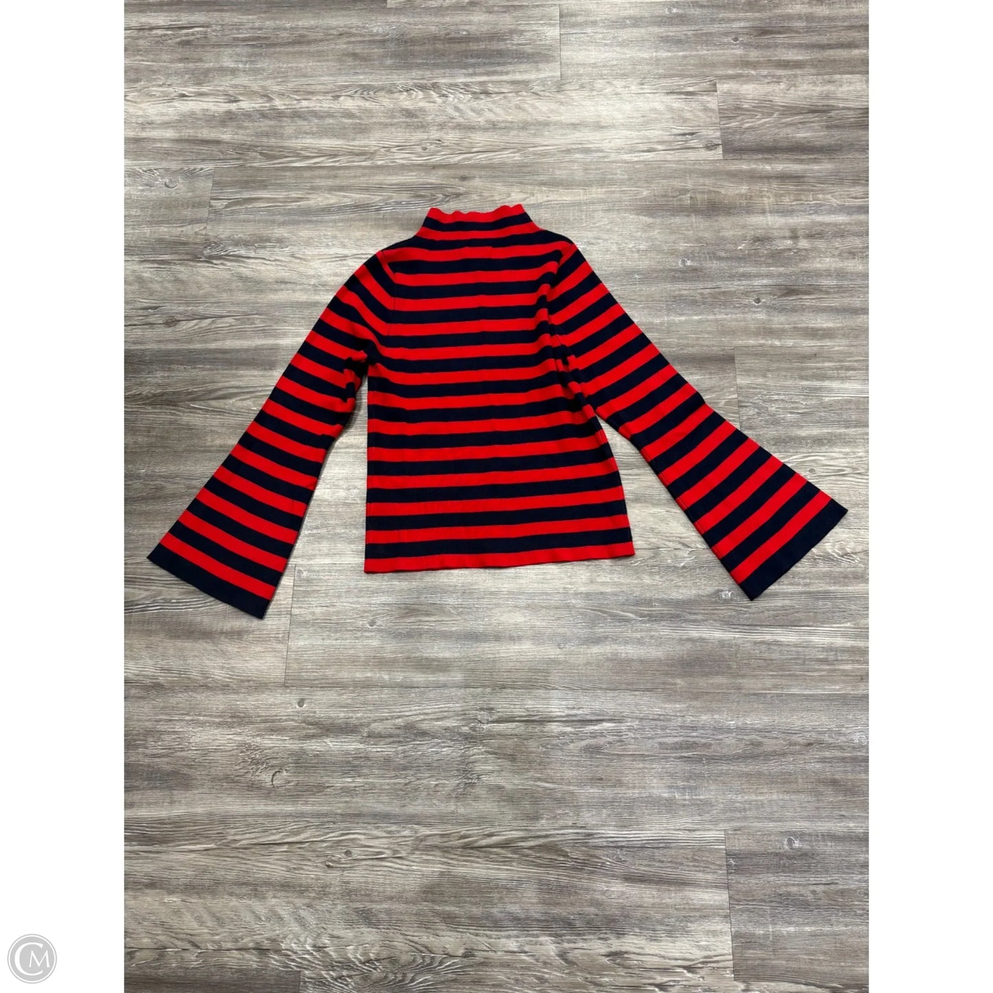 Sweater By Maeve In Blue & Red, Size: L