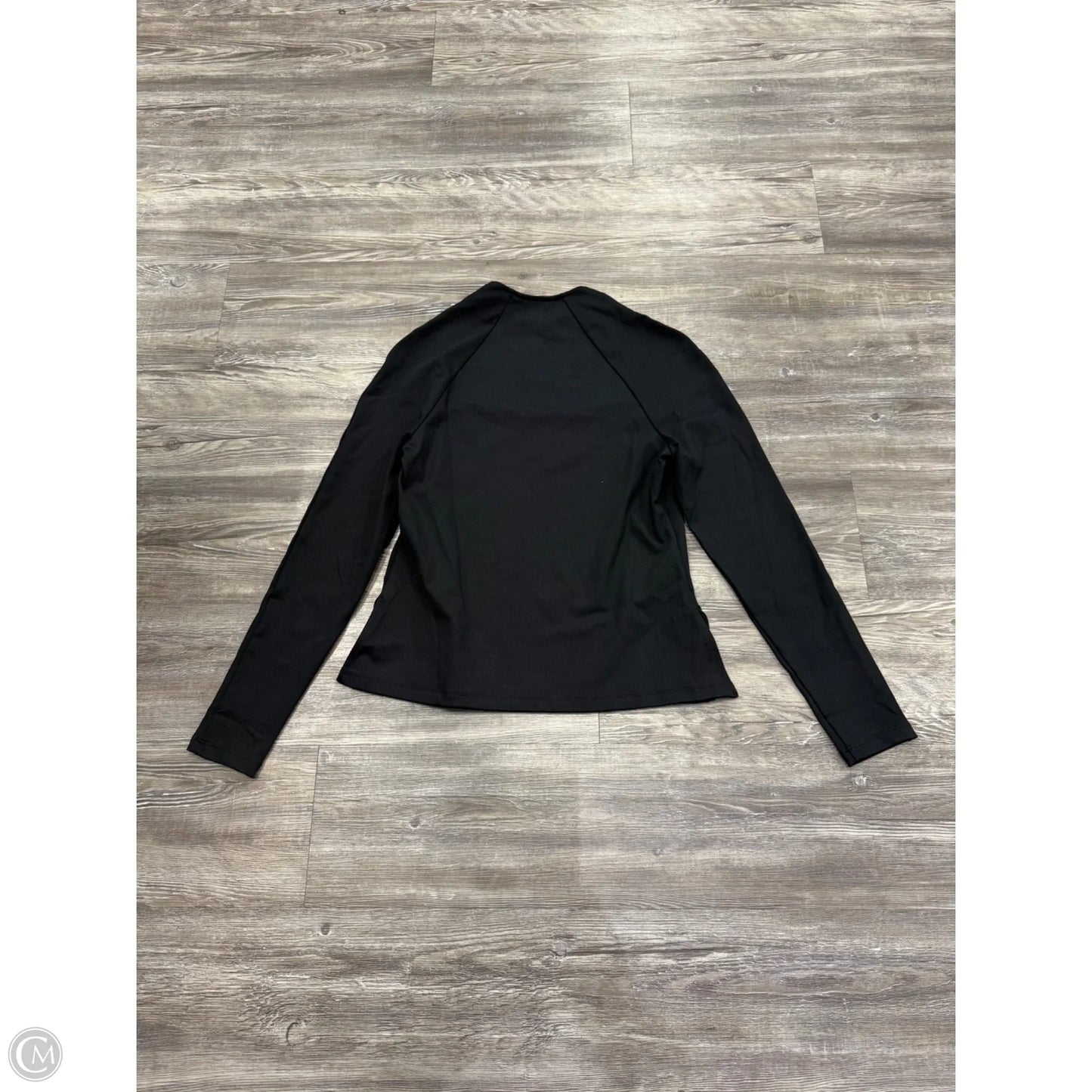 Top Long Sleeve By Banana Republic In Black, Size: L