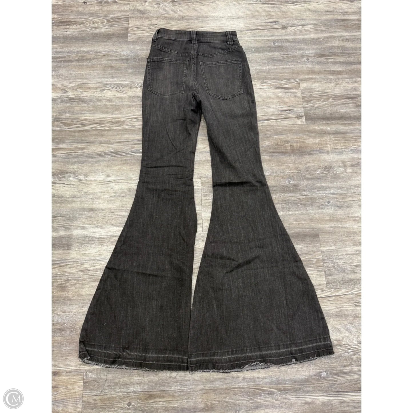 Jeans Flared By We The Free In Black Denim, Size: 0