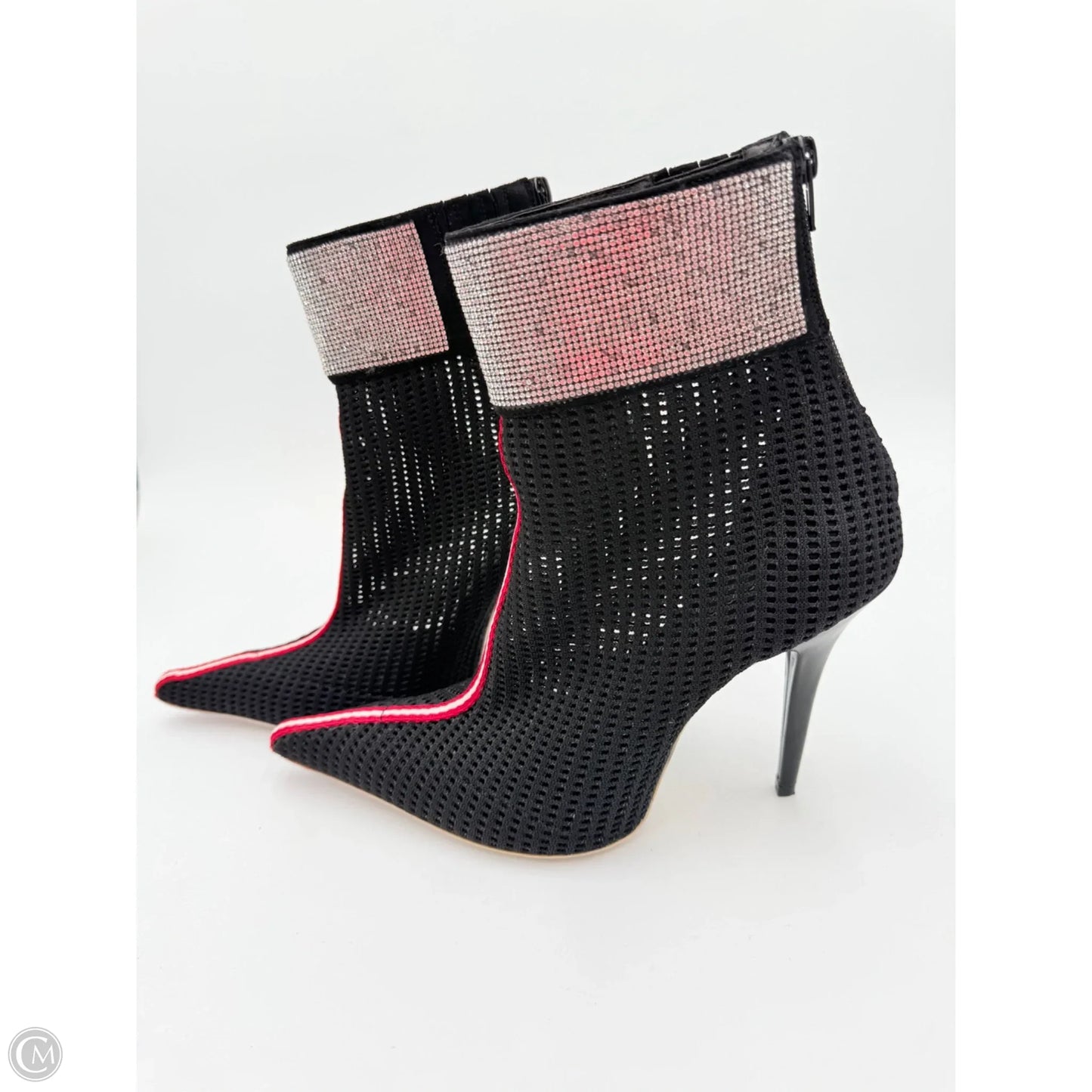 Boots Ankle Heels By Jeffrey Campbell In Black, Size: 9.5
