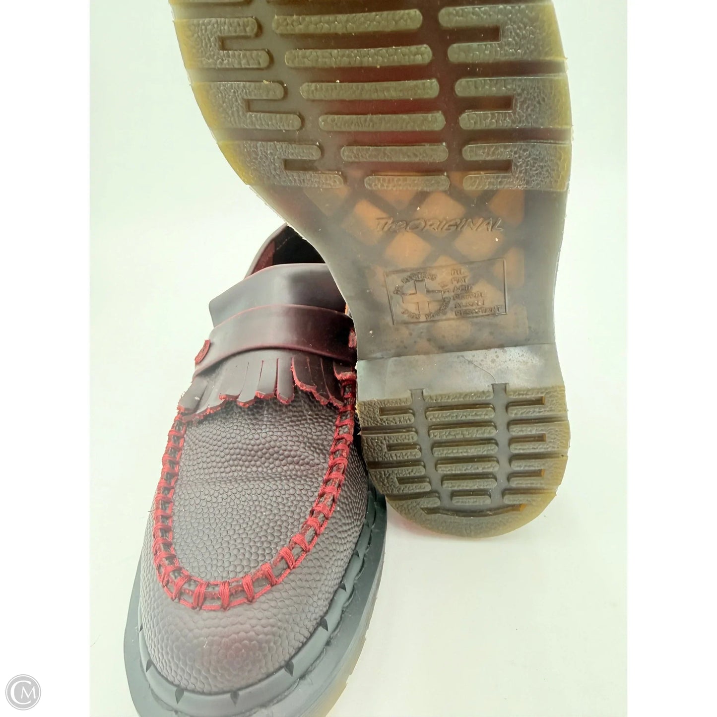 Shoes Flats By Dr Martens In Red, Size: 9